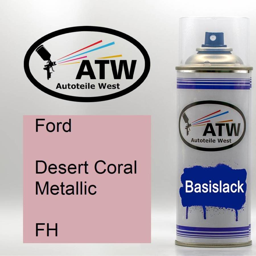 Ford, Desert Coral Metallic, FH: 400ml Sprühdose, von ATW Autoteile West.